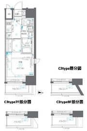 ZOOM錦糸町Parkside 2階 間取り図