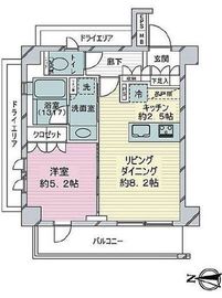 デュオステージ本郷 2階 間取り図