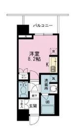 シティタワー新宿 14階 間取り図
