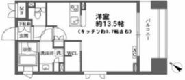 カスタリア大森 204 間取り図