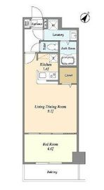 アルファコート常盤台3 104 間取り図