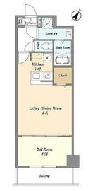 アルファコート常盤台3 706 間取り図