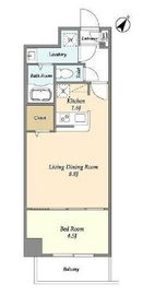 アルファコート常盤台3 407 間取り図