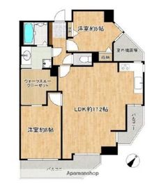 アーバンビュー中野 8階 間取り図