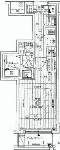 エステムプラザ愛宕虎ノ門レジデンス 202 間取り図
