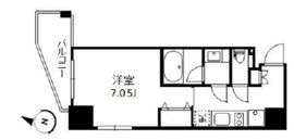 ラティエラ中野 205 間取り図