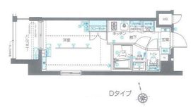 ZOOM品川南 5階 間取り図