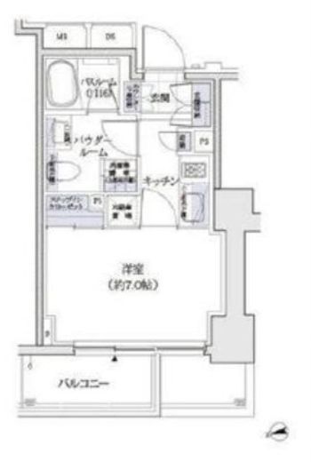 アトラス早稲田の杜 12階 間取り図