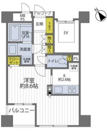 ウィステリアコート代官山 4階 間取り図