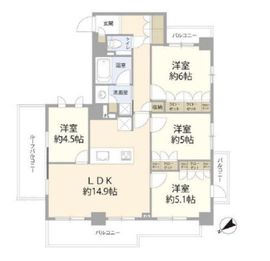 プレシス上野公園 5階 間取り図