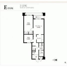 港南ハイツ 1406 間取り図