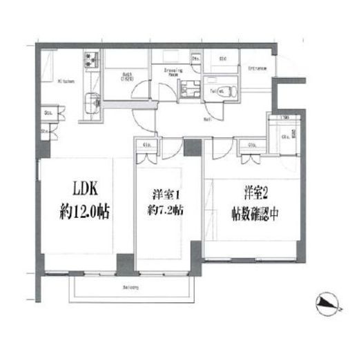 サンウッド代官山猿楽町 1階 間取り図