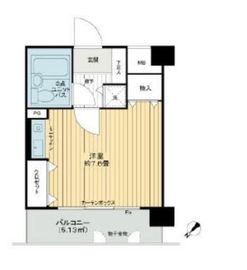 ダイアパレス赤坂 3階 間取り図