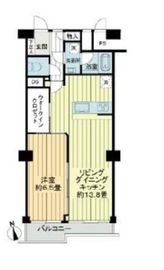 マンション西目黒苑 3階 間取り図