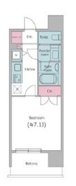 レジディア文京本郷 804 間取り図