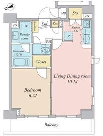 プライマル大森 707 間取り図