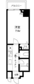 プライムアーバン飯田橋 1202 間取り図