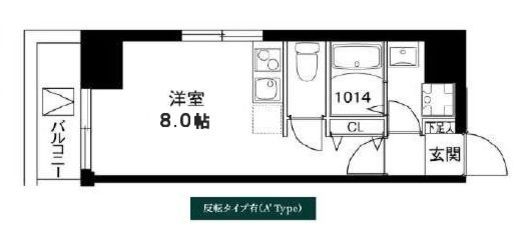 レオーネ川崎 502 間取り図