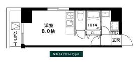 レオーネ川崎 502 間取り図