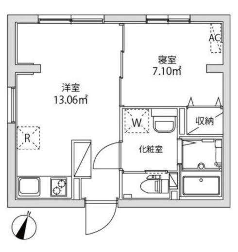 GRANDRESIDENCE ASAGAYA (グランドレジデンス阿佐ヶ谷) 105 間取り図
