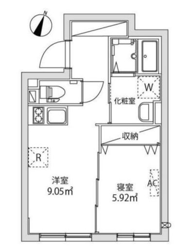 GRANDRESIDENCE ASAGAYA (グランドレジデンス阿佐ヶ谷) 403 間取り図
