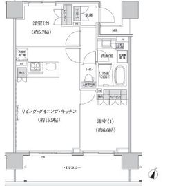 パークハビオ渋谷本町レジデンス 717 間取り図