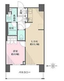リビオタワー板橋 7階 間取り図