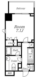 グランスイート南麻布 2階 間取り図