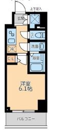 プライマル品川大森海岸 1206 間取り図