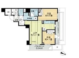 ベリスタ下高井戸駅前 5階 間取り図
