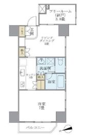 コート新御徒町 803 間取り図