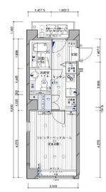 ガイアシティ三番町 701 間取り図