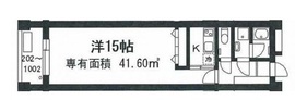 月村マンションNo.28 1002 間取り図
