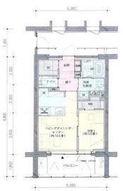アトラス青山レジデンシャル 4階 間取り図