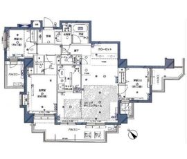 クレッセント新丸子Ⅴ 12階 間取り図
