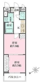 SILVERADO SHIBASAKI-CHO (シルバラード柴崎町) 202 間取り図