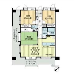 ライオンズマンション渋谷シティ 8階 間取り図