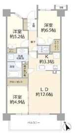 プラウド日吉 6階 間取り図