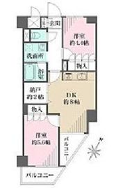 ウィスターリア本駒込 1102 間取り図