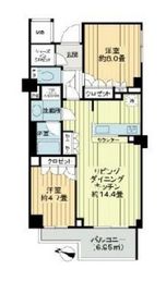 ピアース大森山王 410 間取り図