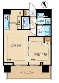シティタワー新宿 23階 間取り図