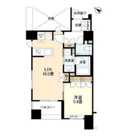 シェフルール駒込駅前 2階 間取り図