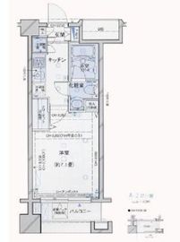 パレステュディオ神楽坂シティタワー 2階 間取り図