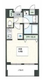 デュオ・スカーラ蒲田2 5階 間取り図