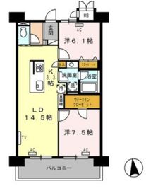 ロイヤルパークス西新井 1210 間取り図