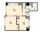 アブレスト西日暮里 701 間取り図