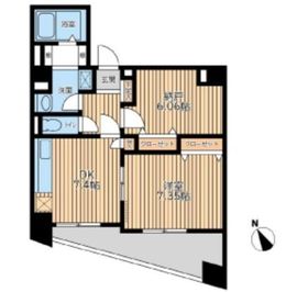 アブレスト西日暮里 701 間取り図