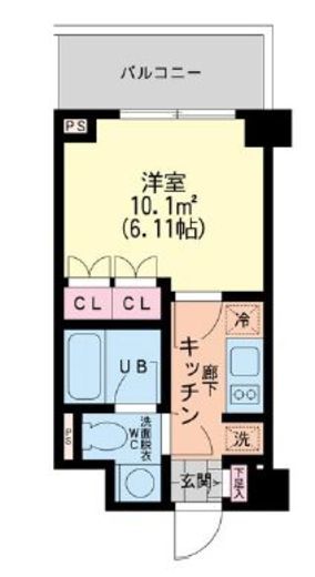 エスティメゾン新中野 303 間取り図