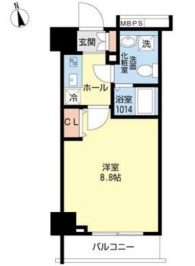 グランヴァン浅草橋駅前 202 間取り図