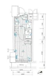 ミリオンタワー虎ノ門 4階 間取り図
